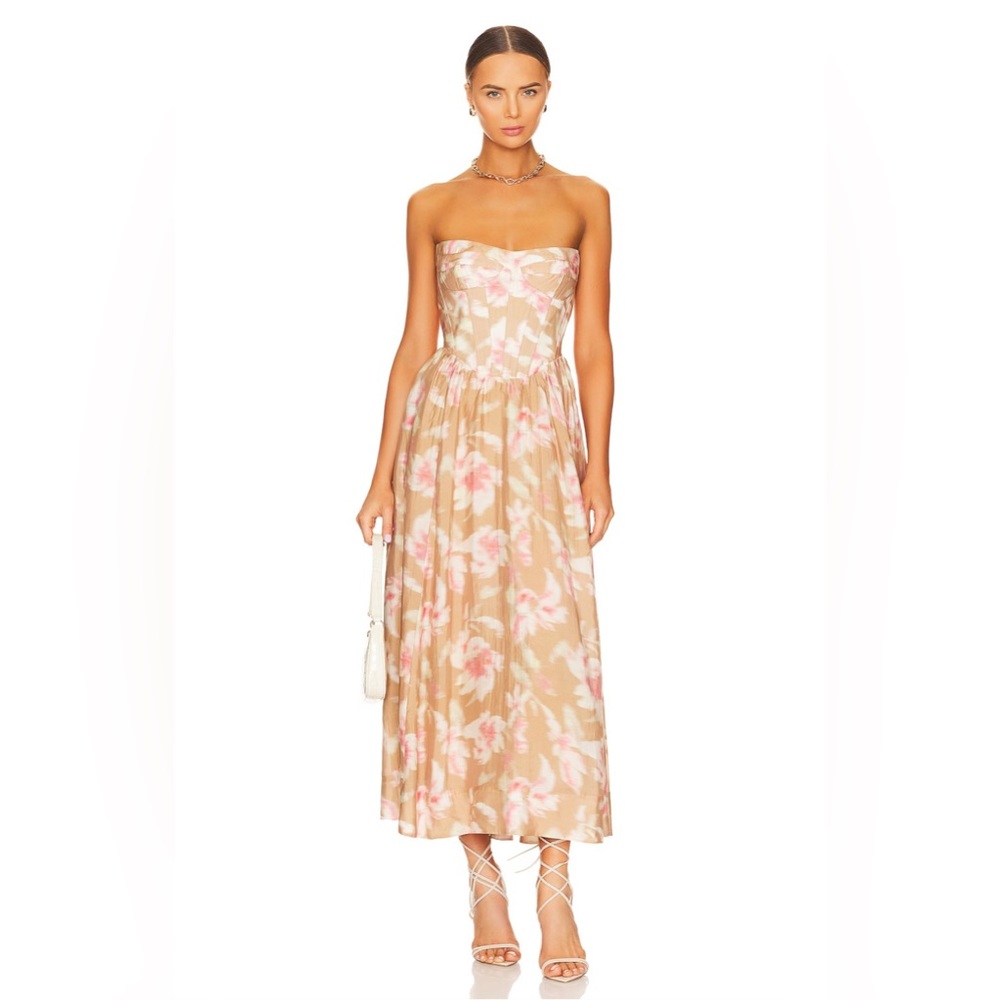 NWT Bardot Corset Midi
